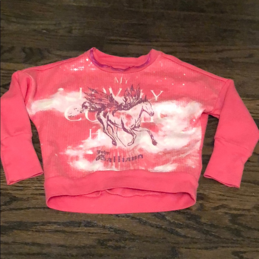 John Galliano girl sweater size 4